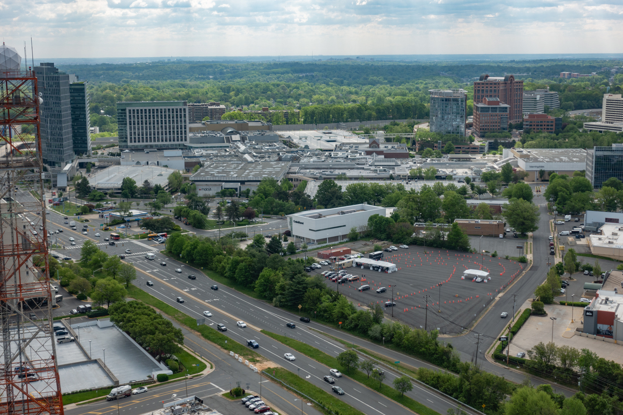 Panoramic Image of Vienna, VA